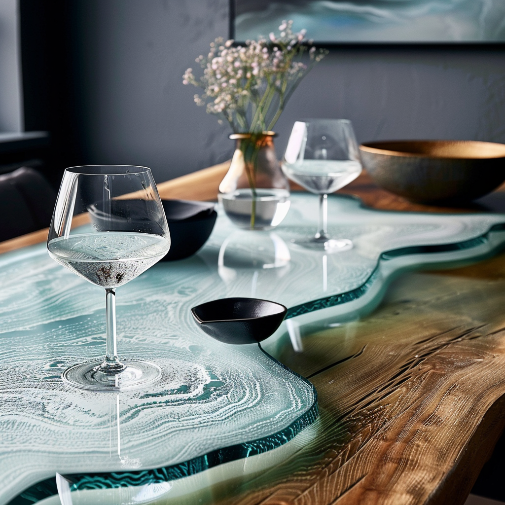 COMMENT REPEINDRE UNE TABLE EN VERRE ?