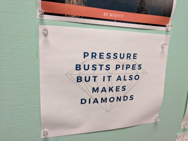 Inspiration Pressure Busts Pipes Diamonds