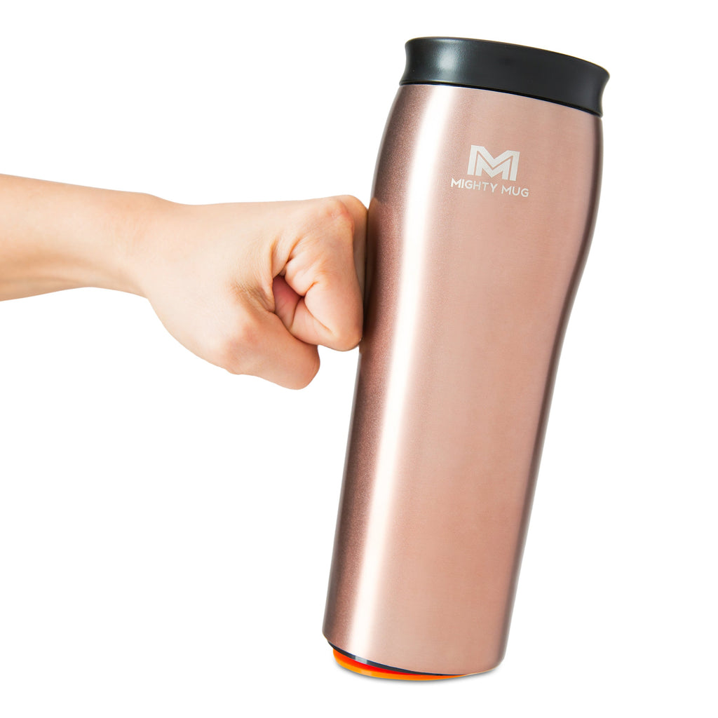 Mighty Mug Solo - Stainless Steel - Gold - 12 oz