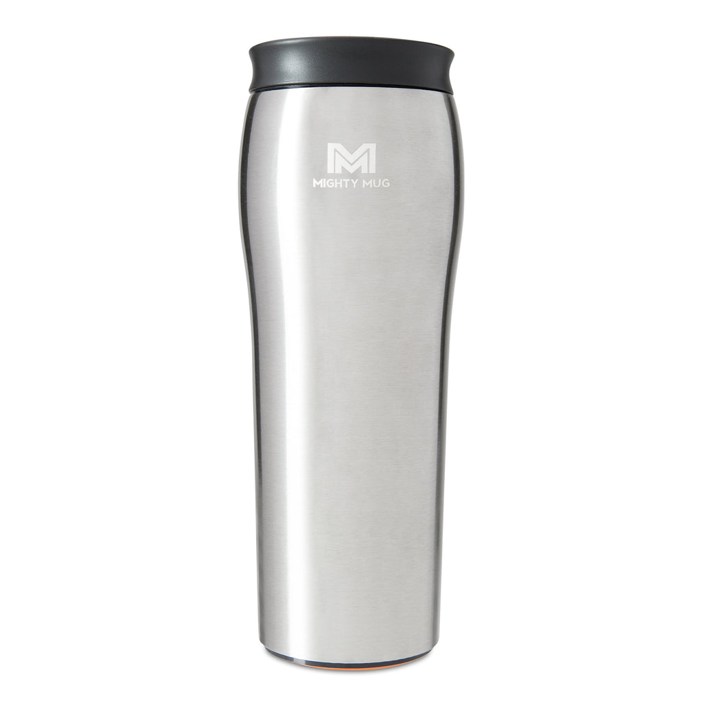 EuroKitchen Mighty Mug Black Desk 16 Oz Spill Resistant Coffee Insulated Cup  for sale online