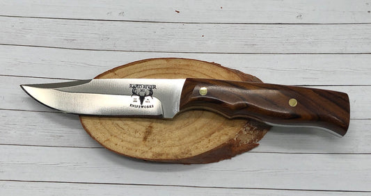 Mackinaw Drop Point Knife with Sheath, Made in Michigan