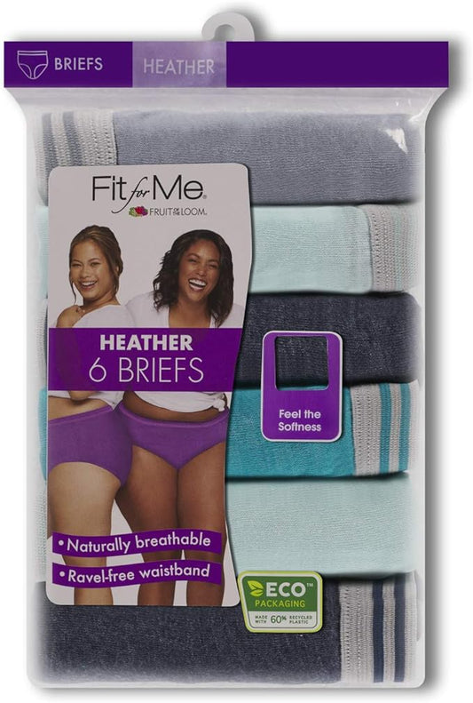 Fruit of the Loom Women's Eversoft Cotton Hipster Underwear, Tag Free &  Breathable, Available in Plus Size