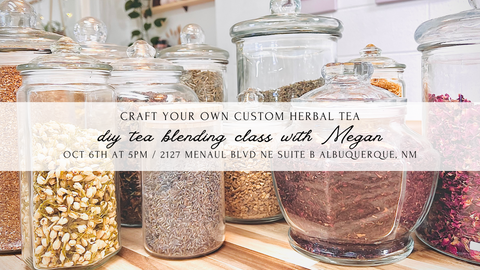 DIY Herbal Tea Blending Workshop at Megan's Pantry