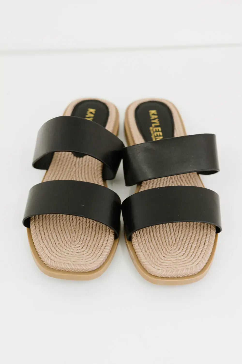 Strappy Slide-On Flip Flop Sandals