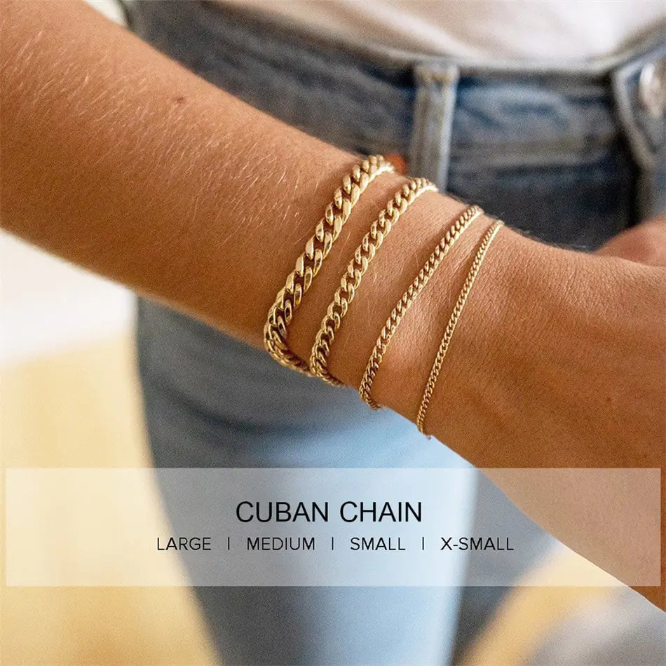 Curb Chain Stainless Steel Bracelet