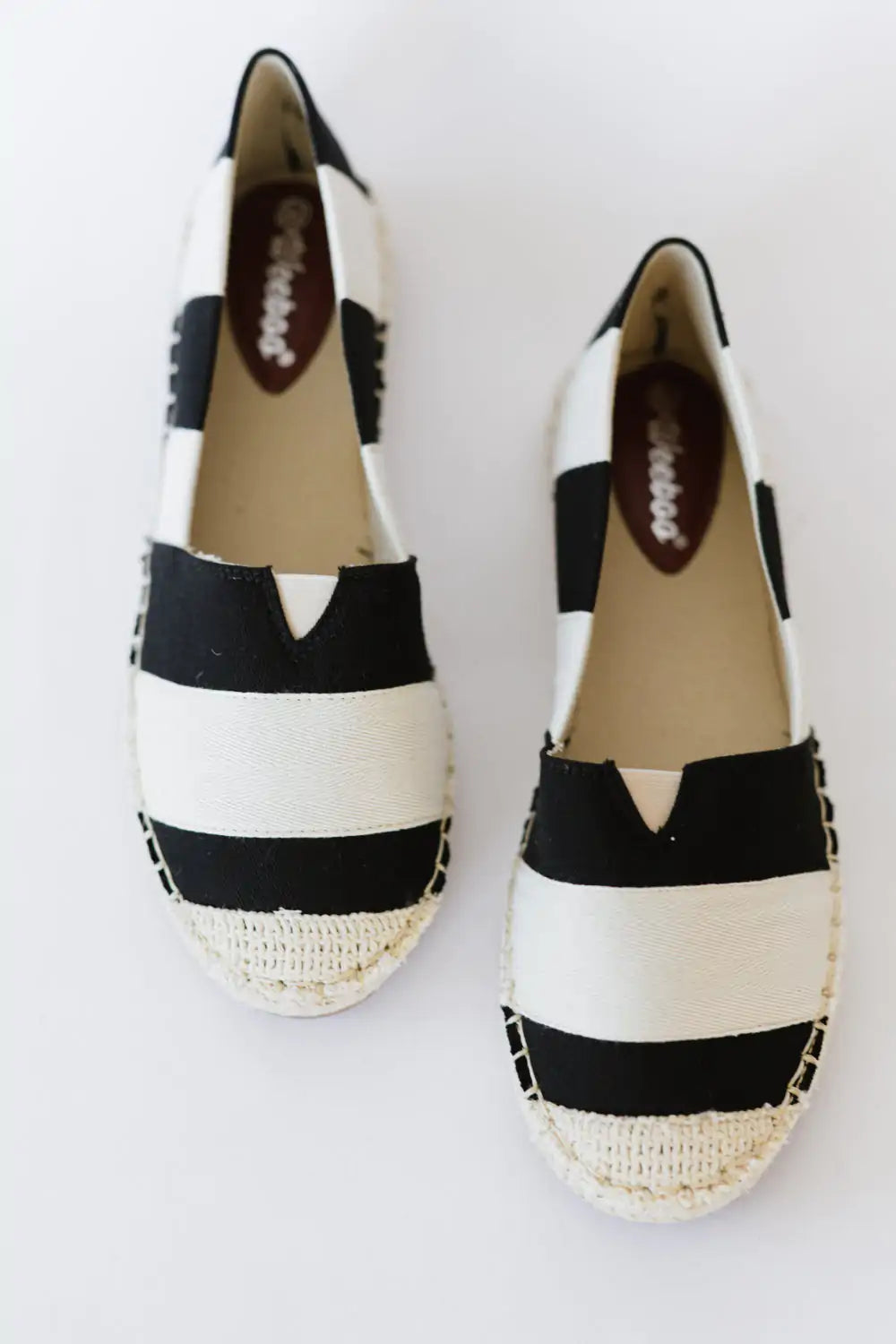 Another view of Casual Striped Espadrille Shoes