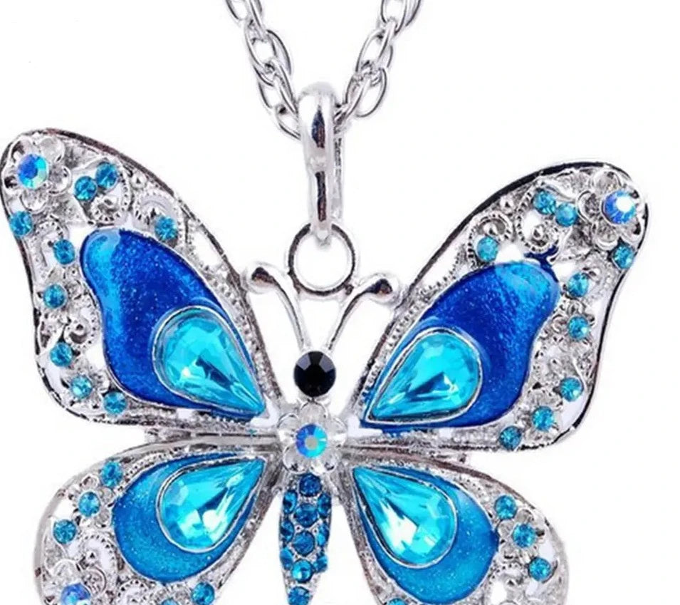 Colorful Butterfly Necklace