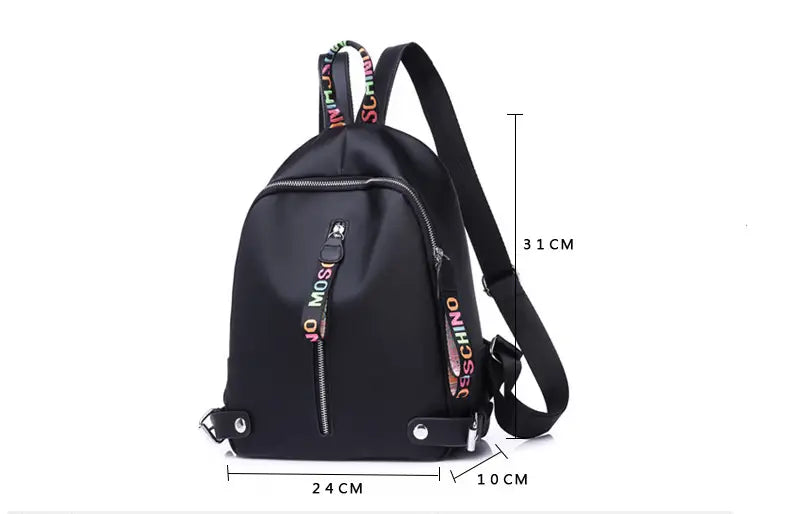 Stitching Waterproof Nylon Fashionable Colorful Backpack