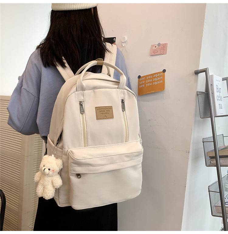 Cool Backpacks School Bag Double Zipper Tote Bags