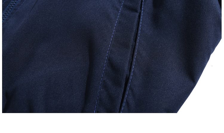 Long Sleeve Standard Jacket Color Matching Baseball Collar