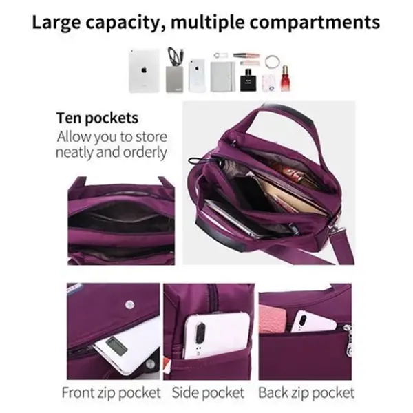 Crossbody Bags Women Fashion Anti-theft Handbags Shoulder Bag K-AROLE