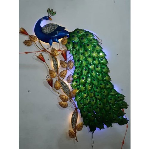 Décoration murale Paon Métal PEACOCK CIM CM60760