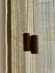 Cord with Cord Lock, timber tassel to control blinds lift and lower.