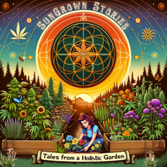 Sun Grown Stories: Tales from a Holistic Garden Logo