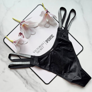Very Sexy Double Shine Strap Smooth Thong Panty - Goob's Closet & Boutique