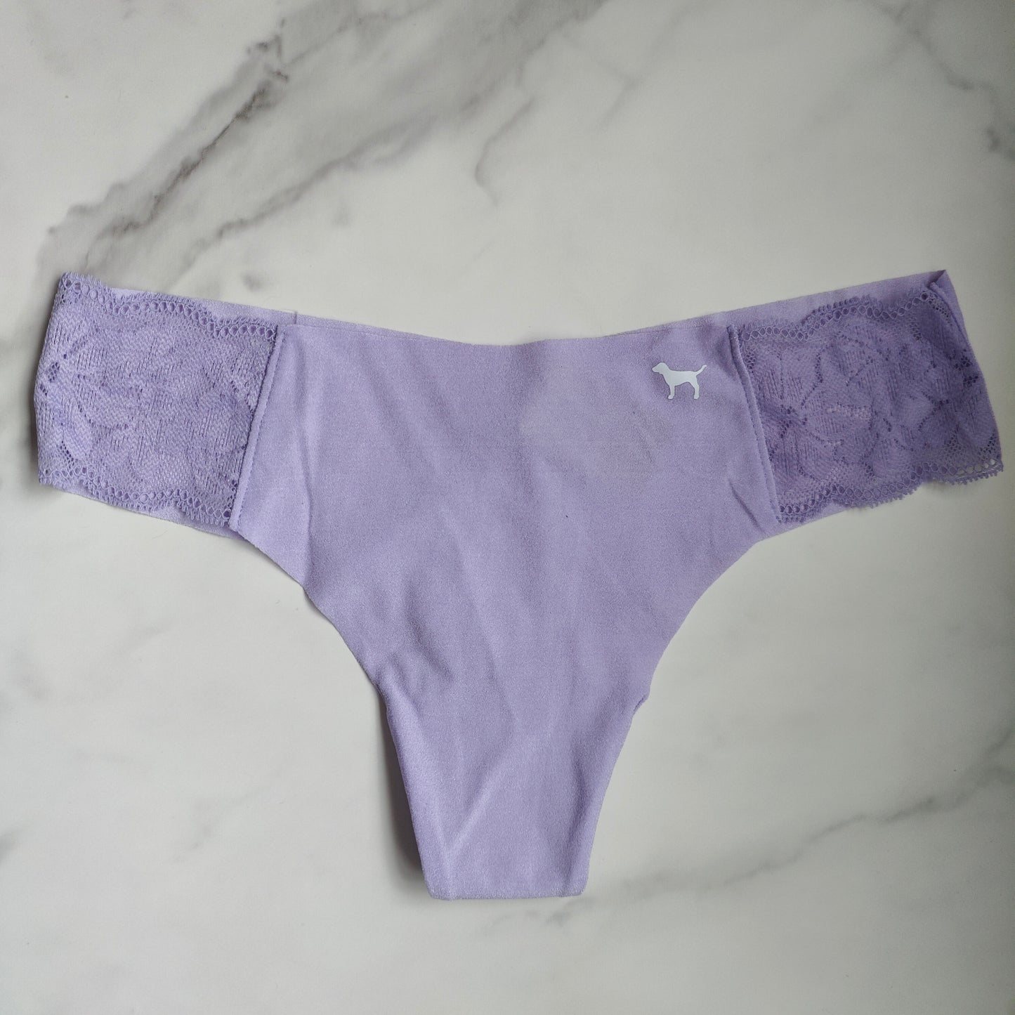 PINK Victoria's Secret Lace Trim No-Show Thong Panty – Closet Boutique