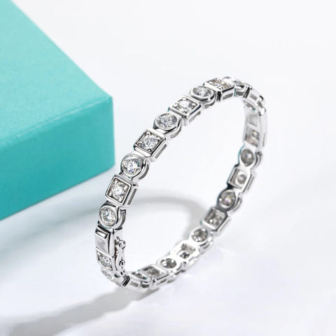 Bracelet argent diamant