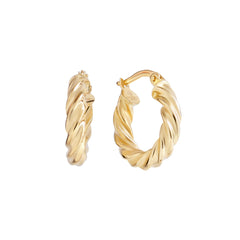 Dome Hoop Earrings