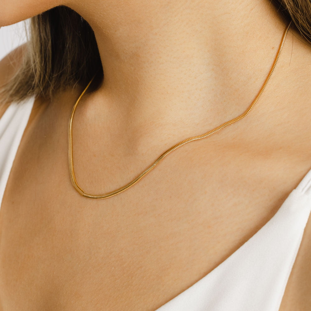 solid 18ct gold chain