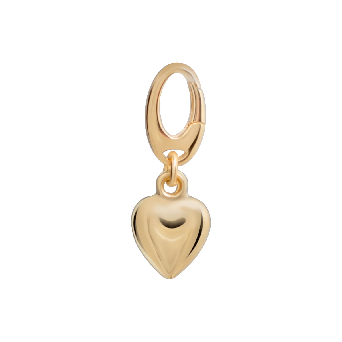 Lock Necklace Gold 18k Lock Pendant Heart - ASANA