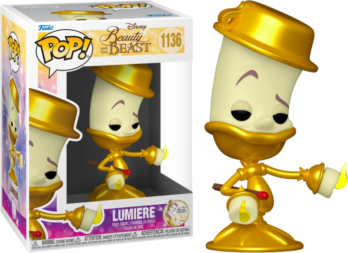 Funko POP! Disney La Belle et la Bête Cogsworth - LJ Shop