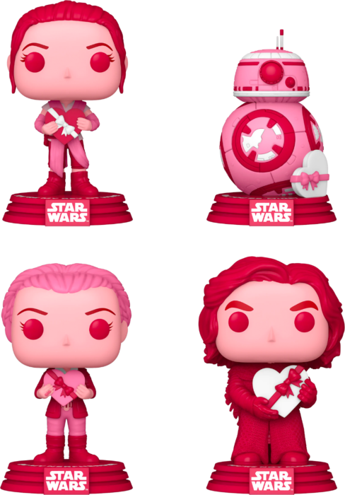 Funko Pop Star Wars: San Valentin – Rey - Sakura Gates