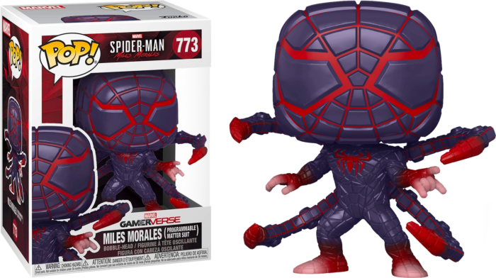 Figurine Pop Marvel's Spider-Man: Miles Morales #772 pas cher : Morales  Miles Advanced Tech Suit