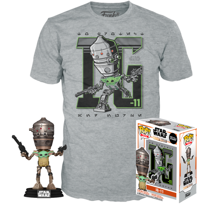 Funko POP! Star Wars The Mandalorian Moff Gideon Pop & Tee - M