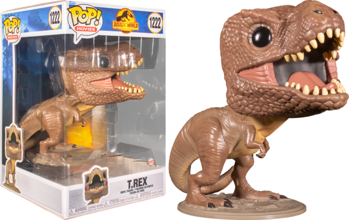 PREORDER (Arrival Q3 2024) JURASSIC PARK X FUNKO SERIES 1 [Physical Item  Only]: Pop! Digital NFT Release LE1900 [Legendary] T-Rex with Banner #200
