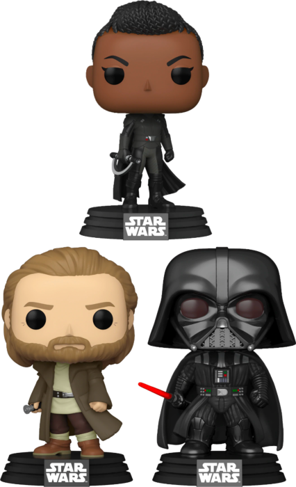 Lot de 2 Figurines Pop! EXC Dark Vador & Obi Wan Kenobi - Star