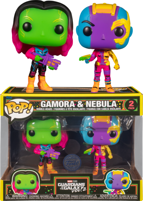 Funko Pop! Guardians of the Galaxy Vol. 3 - Nebula & Mantis Blacklight