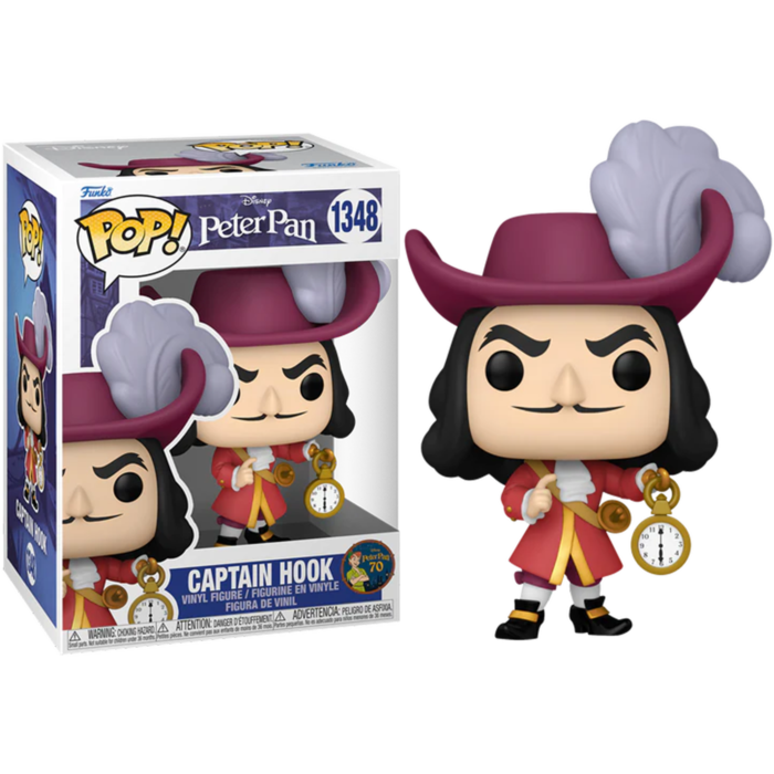 Funko Pop! Rides Disney CAPTAIN HOOK #109 *NEW* (Peter Pan's Flight  Attraction) 