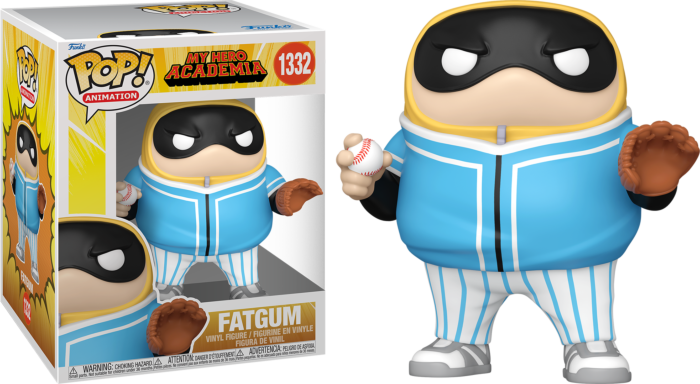 My Hero Academia HLB Mt. Lady (Baseball) Super Sized Jumbo POP! figure, Funko Toys