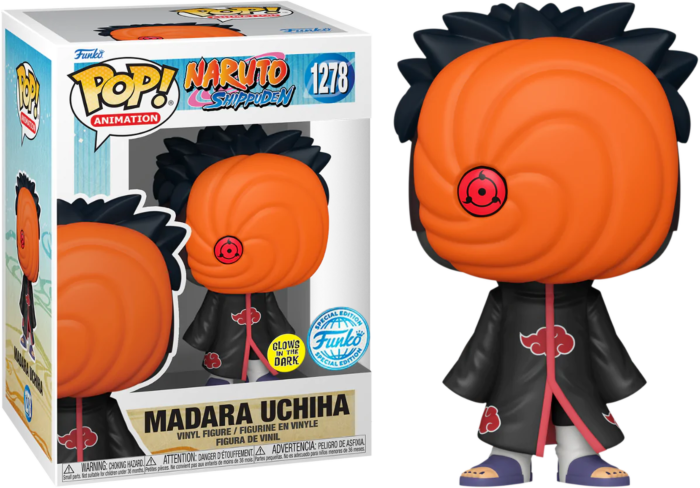Funko Pop Naruto Shippuden 1400 - Obito Uchiha (Unmasked) EXCLUSIVE Special  Edition