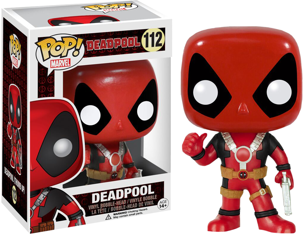  Funko Pop! Marvel Heroes: Deadpool with Two Swords #111 Vinyl  Figure (Bundled with Pop Box Protector Case) : Toys & Games