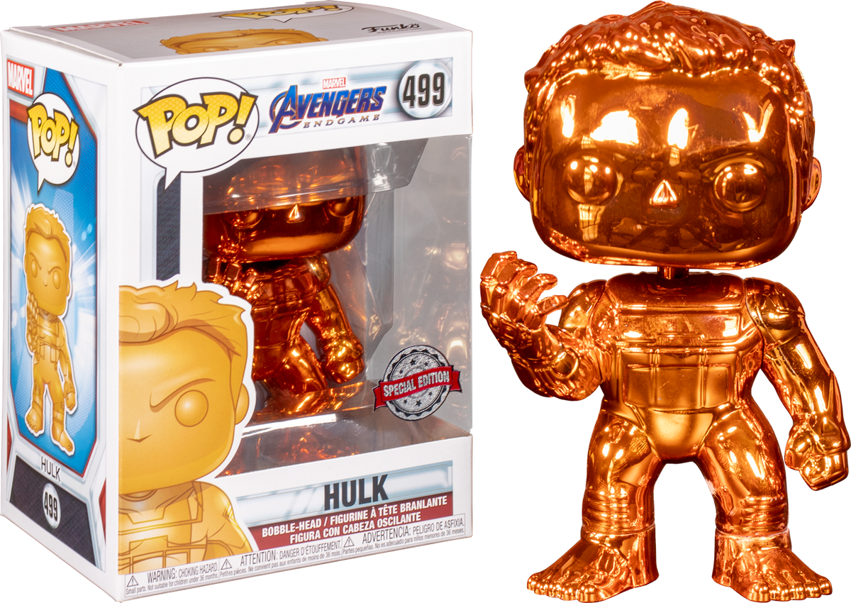  Funko Pop! Marvel: Avengers Endgame - 6 Hulk with Gauntlet,  Multicolor, Standard : Toys & Games