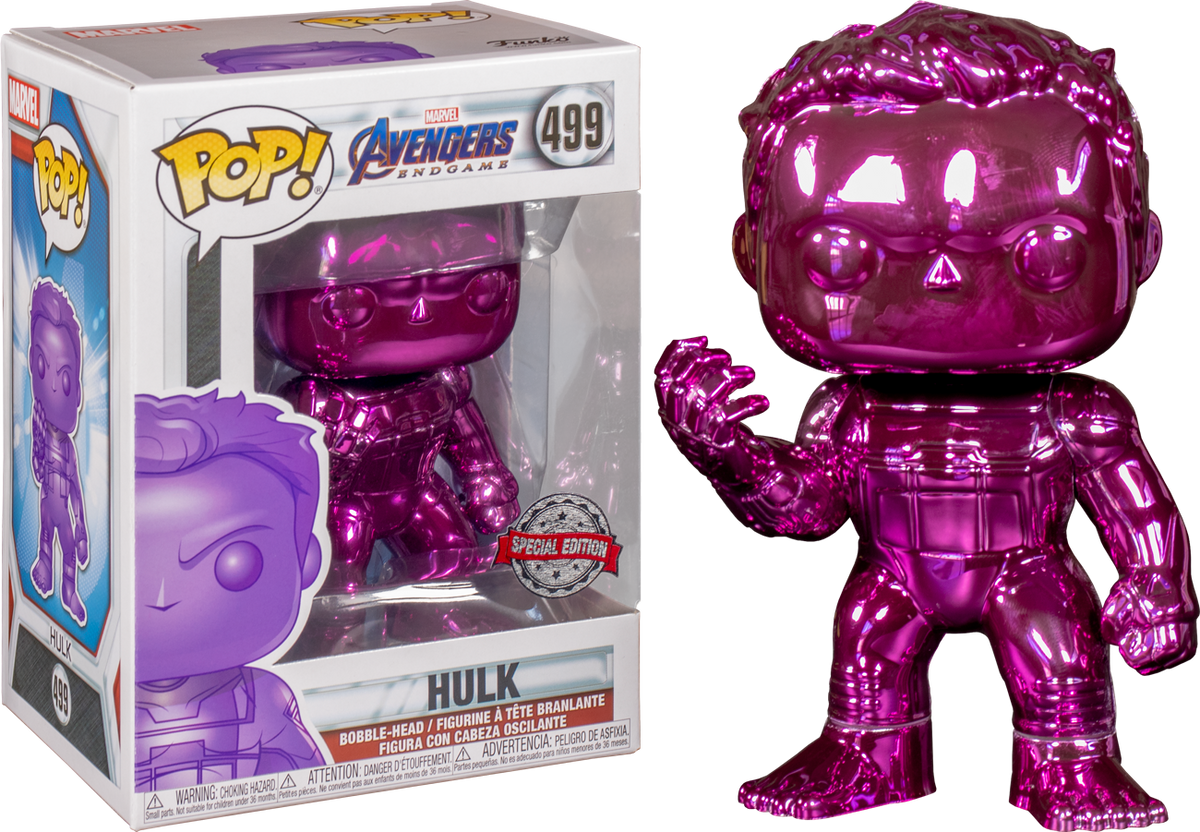  Funko Pop! Marvel: Avengers Endgame - 6 Hulk with Gauntlet,  Multicolor, Standard : Toys & Games