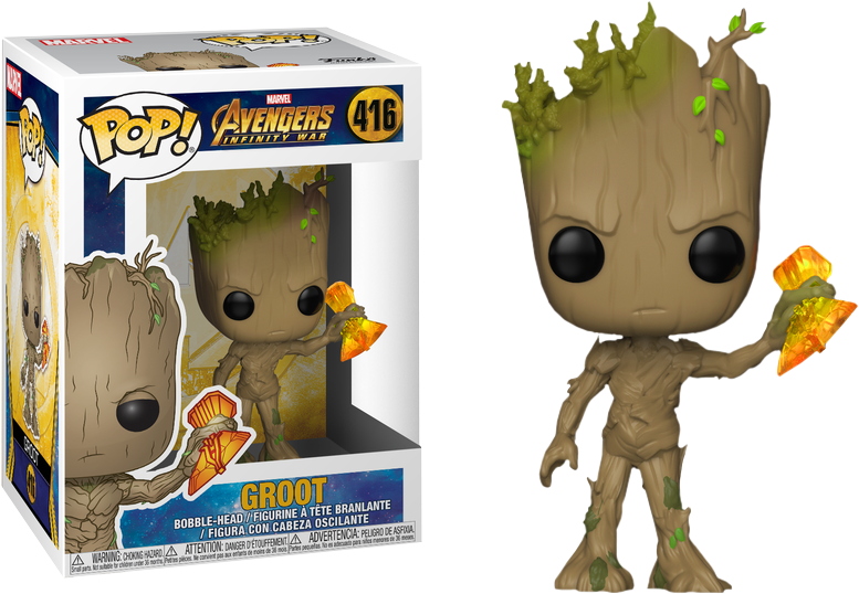 Funko Pop! Avengers 3: Infinity War - Groot with Gun #293