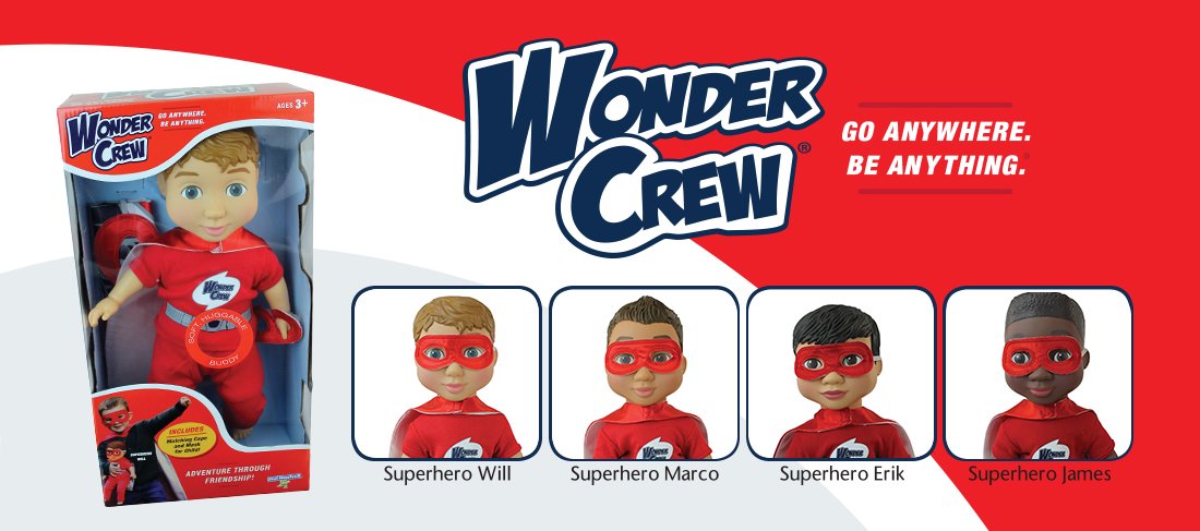 wonder crew doll outfits