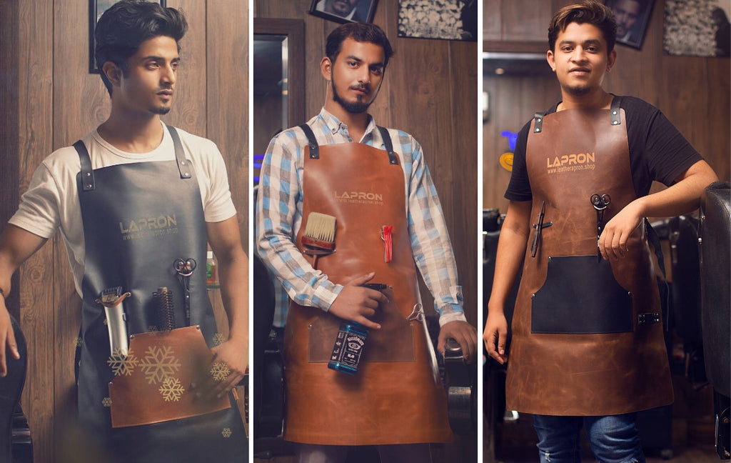 barber leather apron