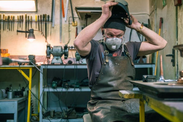 welding leather apron