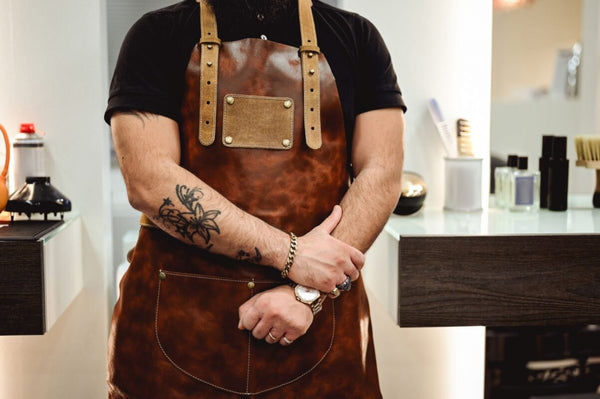 barber leather apron