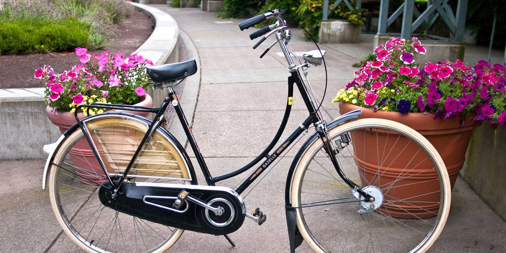 gazelle bike basket