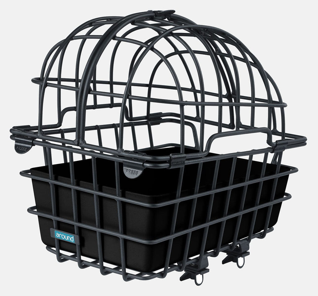 removable rear bike basket