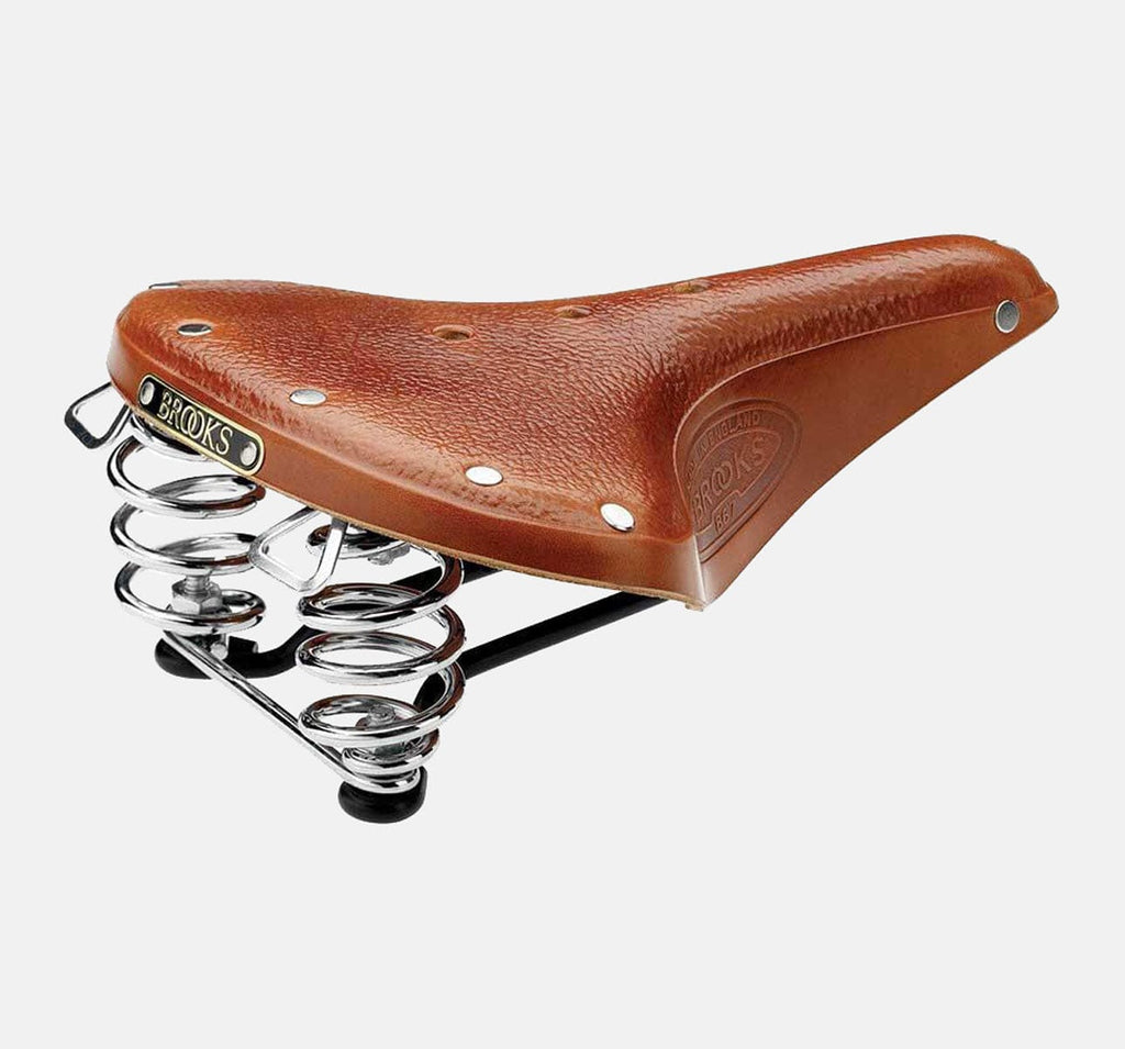 sprung bicycle saddle