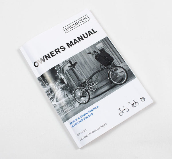 Brompton Owners Manual - Genuine 