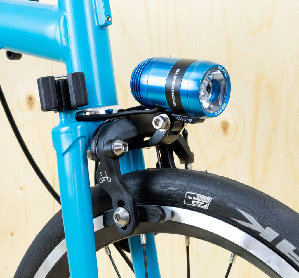 front fork light mount