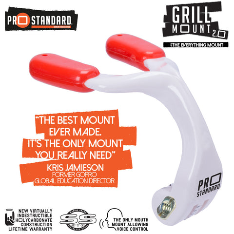 Grill Mount 2.0 The Best Mouth Mount For GoPro Just Got Even Better