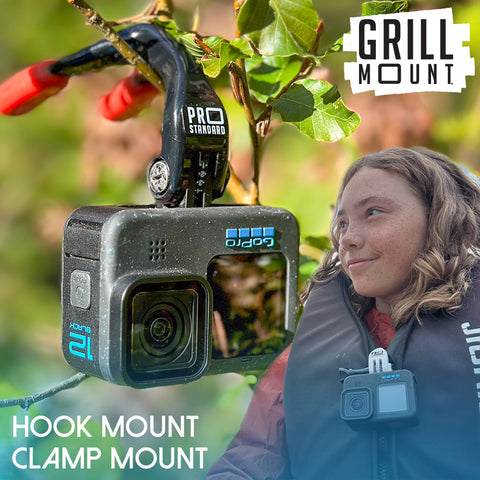 The Pro Standard Grill Mount is the most multi-functional GoPro accessory ever made.