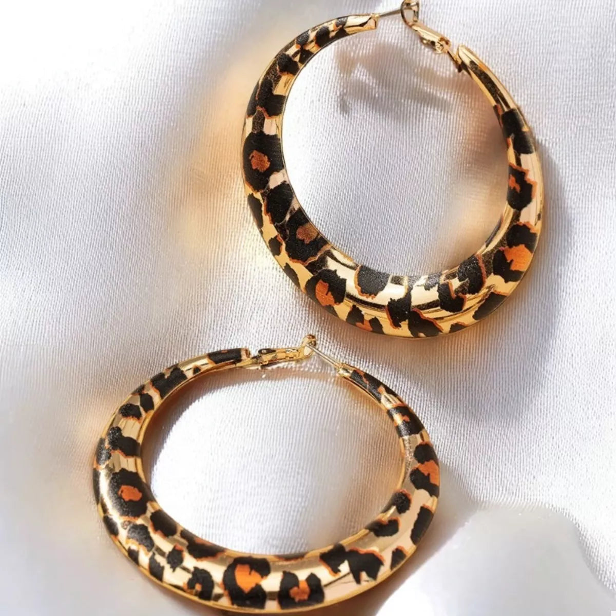 18K Gold-Plated Hoop Earrings